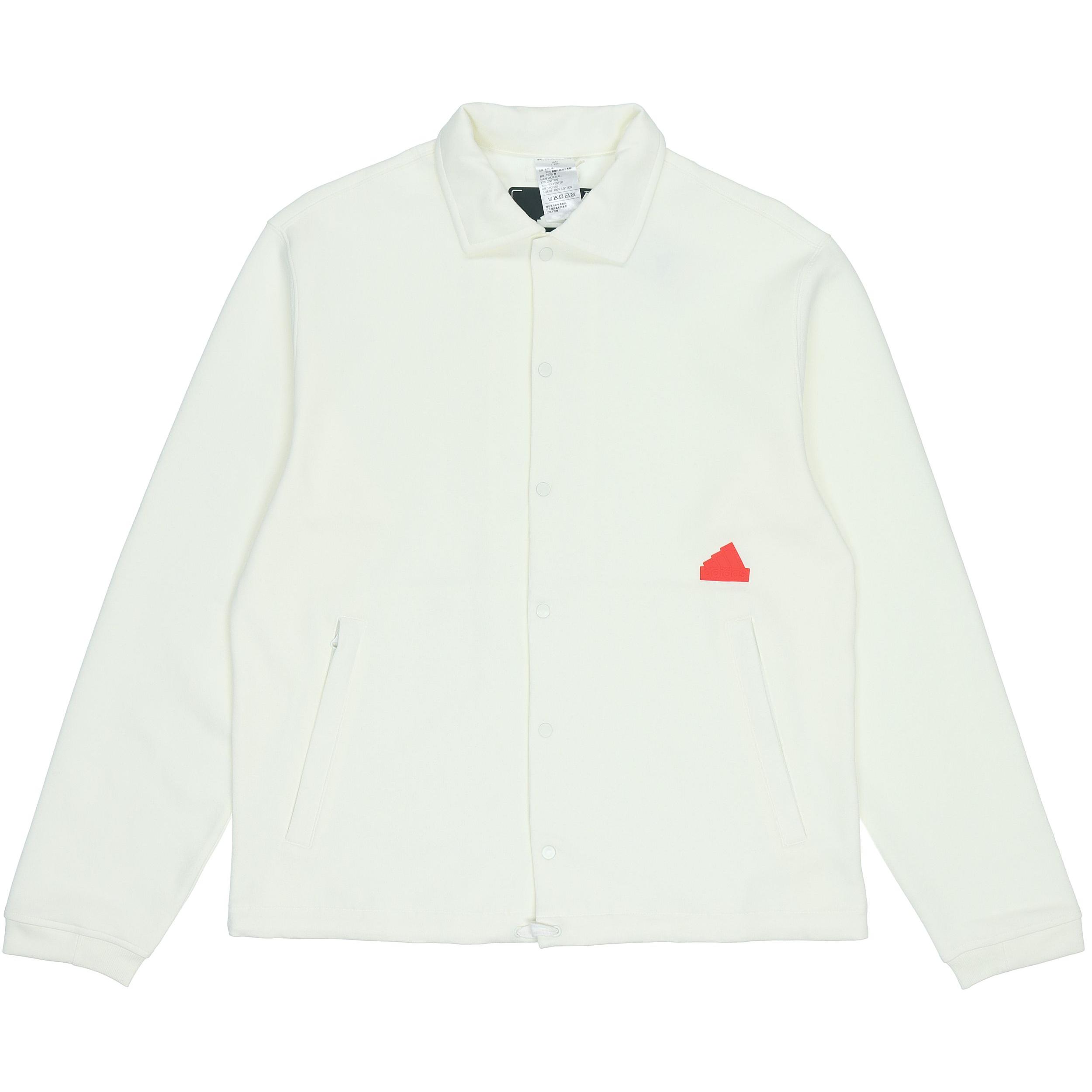 Куртки Adidas Мужские Белые Лацканы Умеренные Другие HG2072 XXL
