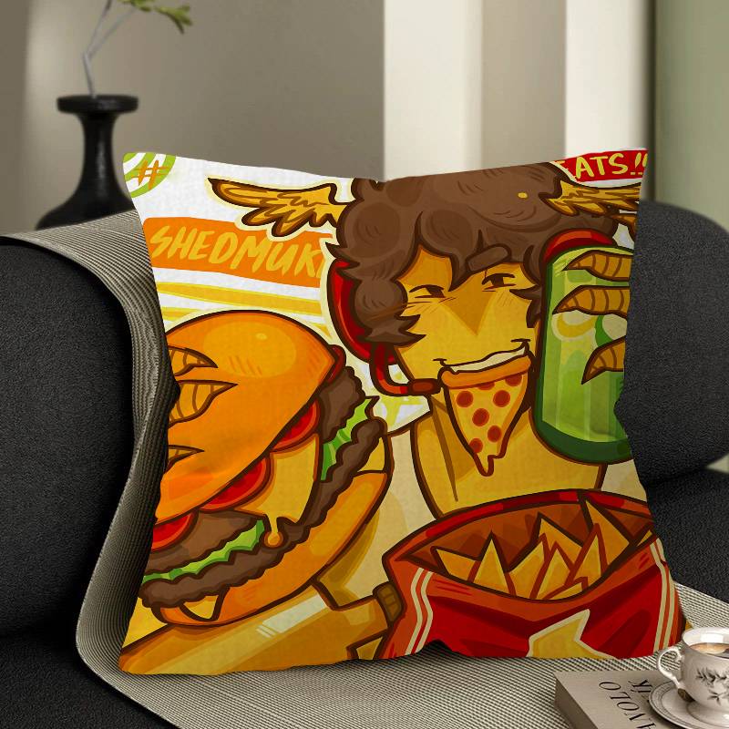 I Love Fried Chicken SShedletskyS Personalized Pillow Cover Kids Bedroom Wild Party Decor Pillowcase kid Birthday shower Gift