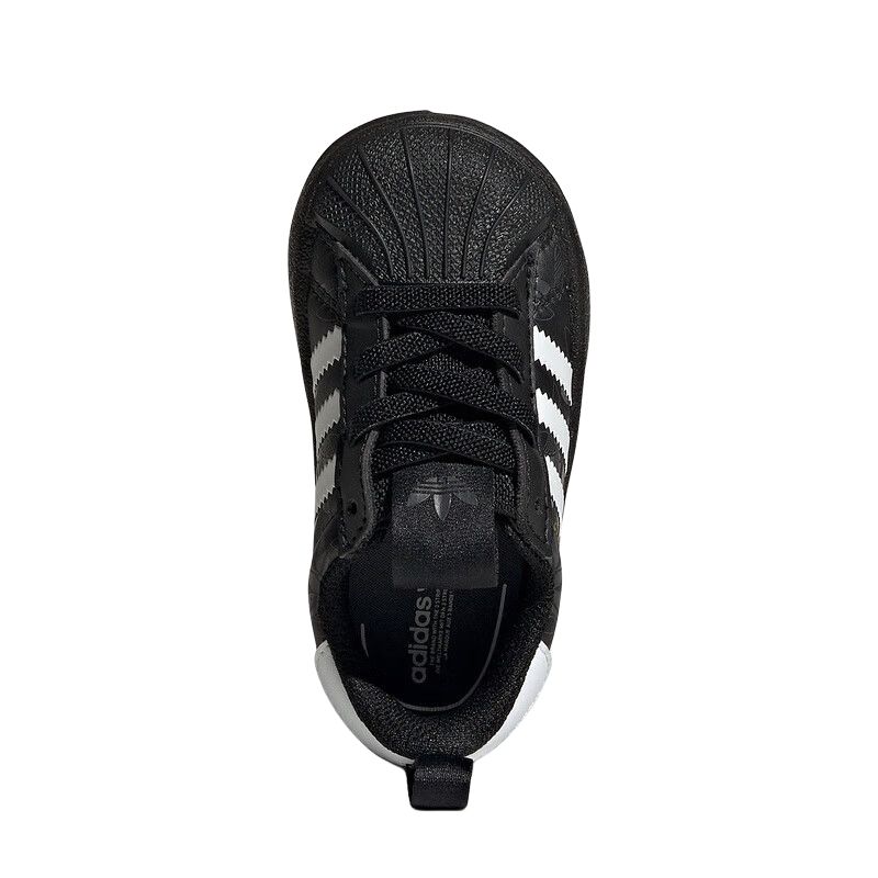 adidas Originals Superstar 360 Comfortable Low-Top Walking Shoes Baby Shoes Black JR3755