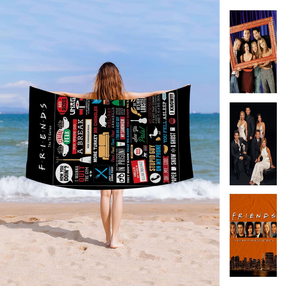F-Friend  Tv Show Towel Microfiber Beach Towel Absorbent Quick Dry Soft Yoga Swimming Resort Mountain Climbing Towel