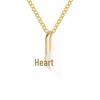 St. Delan Versatile 26-Letter Stainless Steel DIY Necklace Pendant