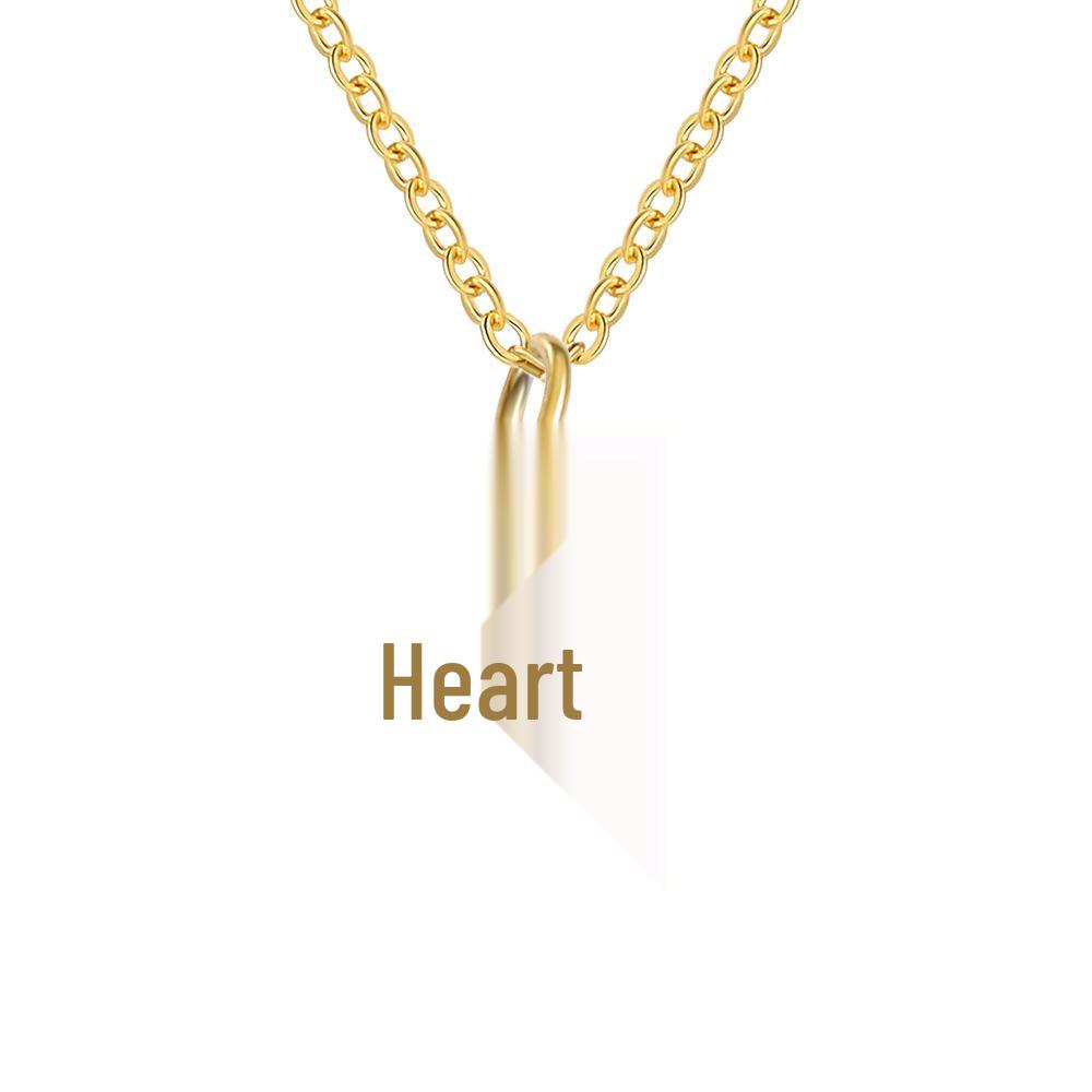 St. Delan Versatile 26-Letter Stainless Steel DIY Necklace Pendant