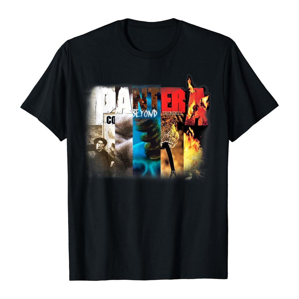 Pantera Unisexové Dospělé Album Koláž Bavlněné Tričko