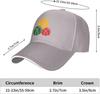 Bocce Balls Lover Graphic Baseball Cap Polyester Adjustable Sandwich Style Sports Hat for Adults