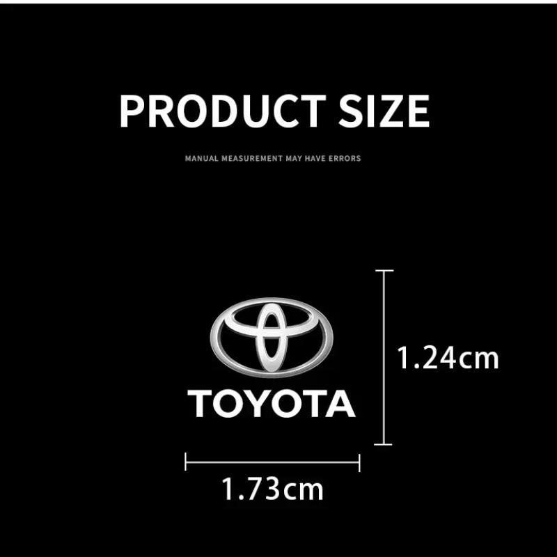 New Car Interior Sticker Central Control Decals Emblem Badge for Toyota TRD Logo Corolla Chr Avensis Yaris Camry Racing