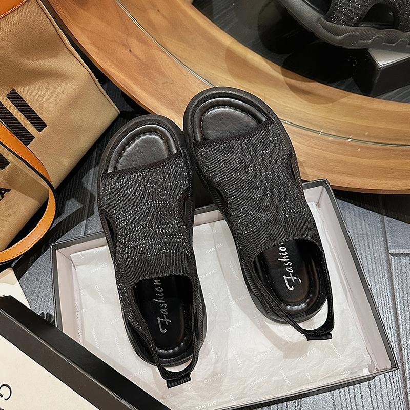 Fashion Ladies Sandals Casual Wedge Sandals New Summer Shoes Ladies High Heels Platform Open Toe Wedges Versatile and Comfortable