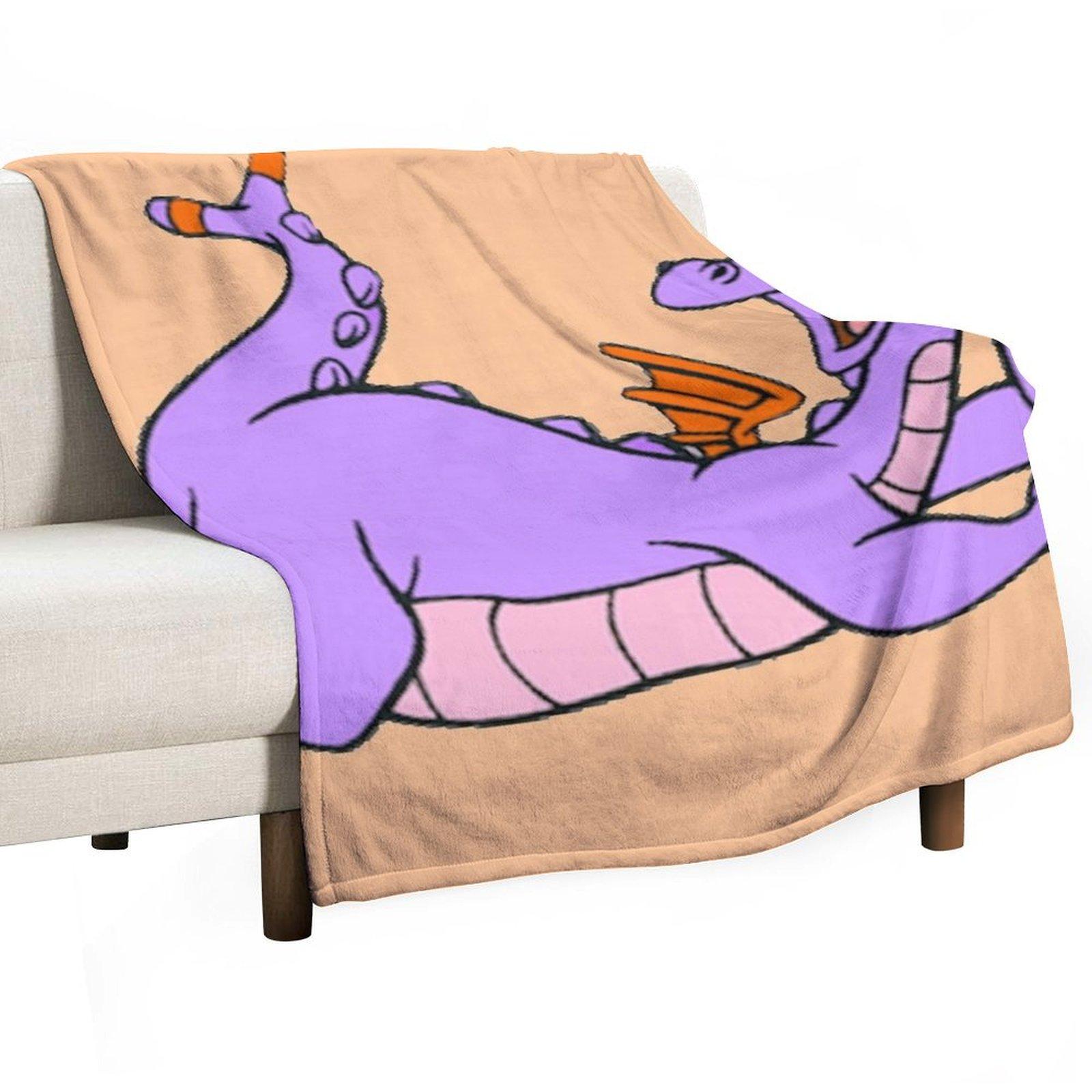 Lounging Figment Throw Blanket Warm Extra Large Throw Bed covers Flannel Blankets 30x40in