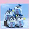 Adorável Pelúcia de Pinguim Presente Motivacional de Formatura Para Estudantes Pelúcia Curta de 8cm