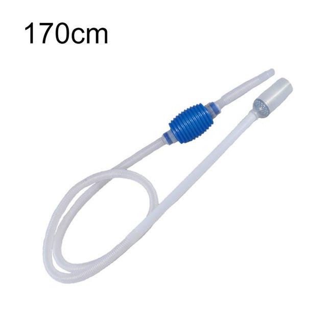 Aquarium Siphon Fish Tank Syphon Vacuum Cleaner Pump Semi-automatic Water Change Changer  Water Filter Pump Cleaning Accessories