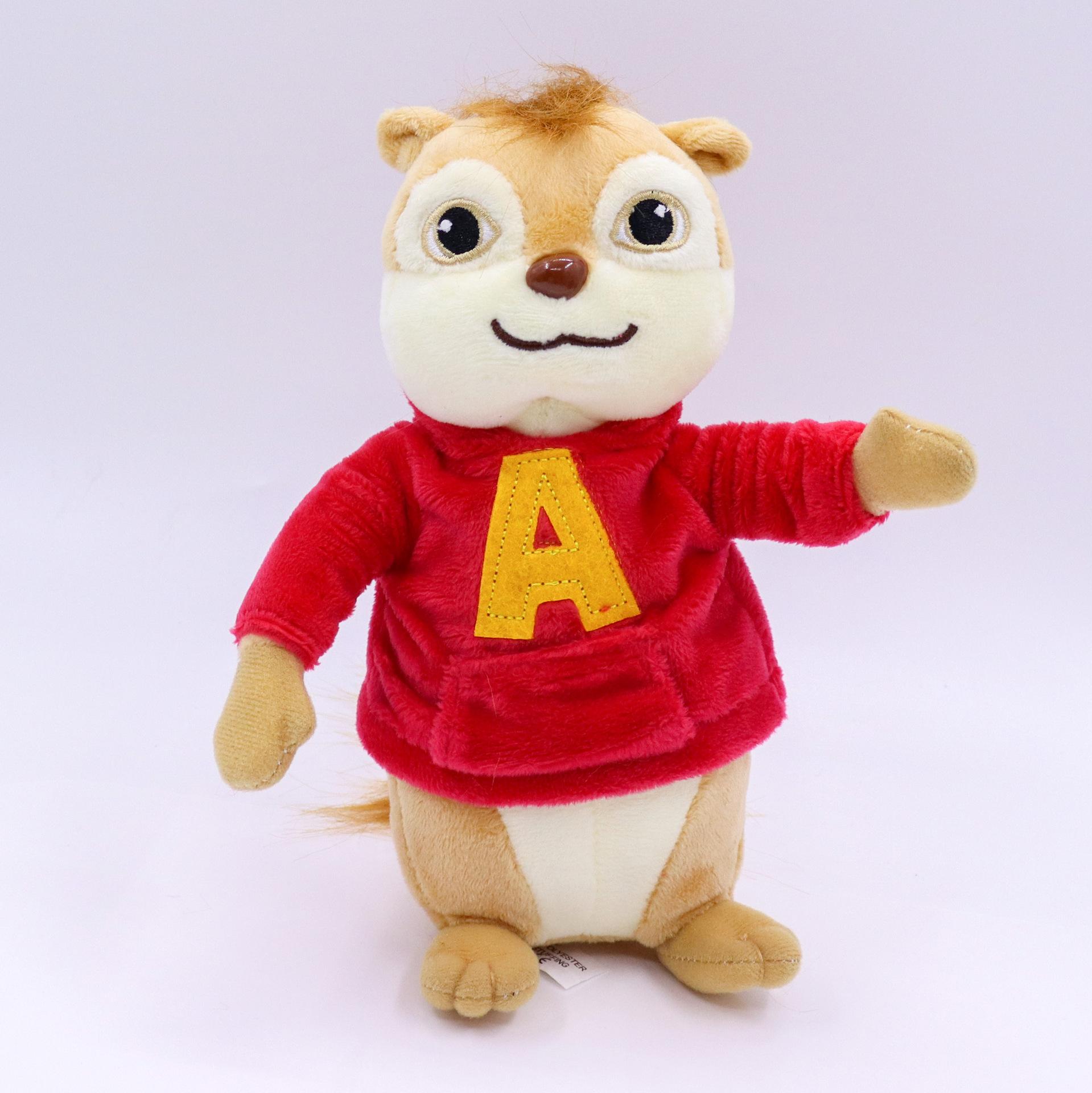 20cm Spel Alvin En De Chipmunks Pluche Speelgoed Kawaii Pluizige Chipmunks Knuffels Kinderen Kerstcadeau 20cm