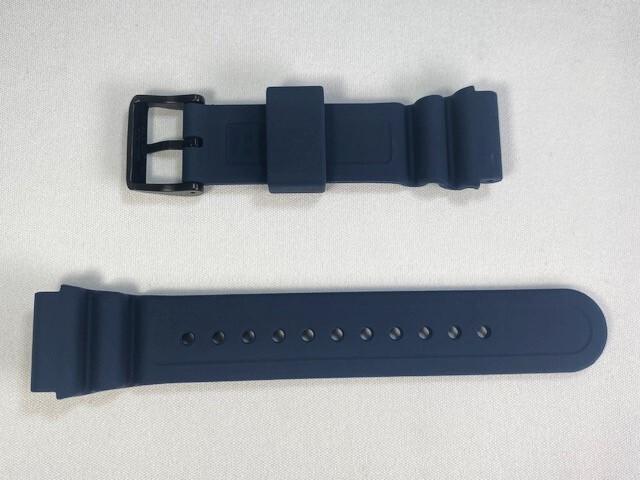 R029013M9 SEIKO Prospex 22mm Silicone Band Navy for via SBEP015/ S802-00B0 (Ships Nekoposu)