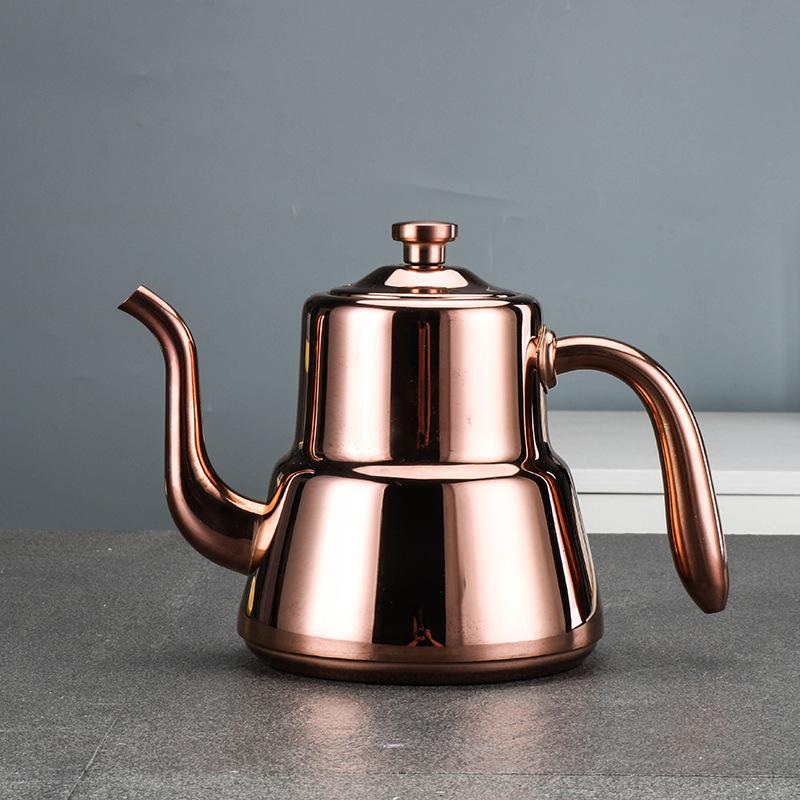 Kettle Household Bubble Flower Teapot with Filter Screen Hotel Kettle Restaurant Hotel Induction Cooker Thickened Teapot