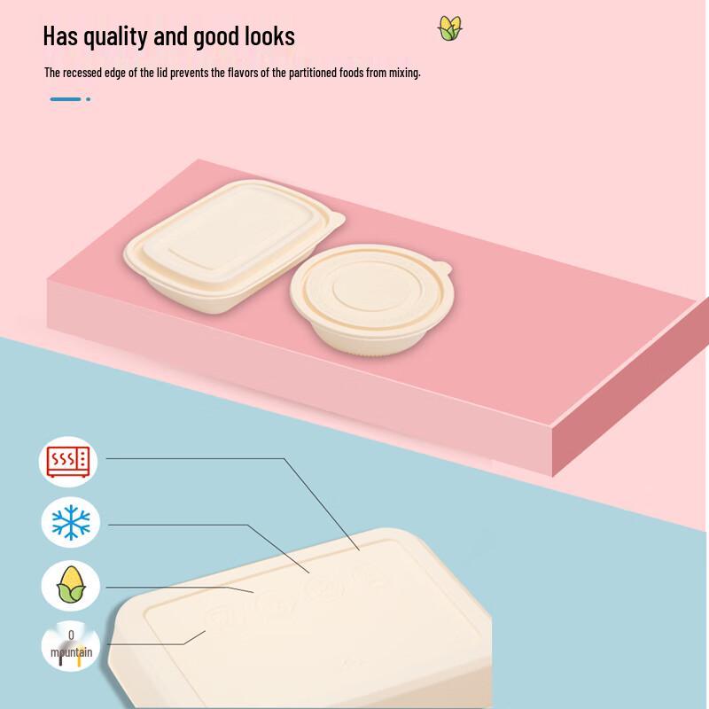 Biodegradable Corn Starch Food Containers