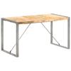 Dining Table 140 X 70 X 75 Cm Rough Mango Solid Wood