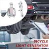 New Bicycle Light Generator 12V 6W Dynamo Motorized Friction Head Rear Light Kit