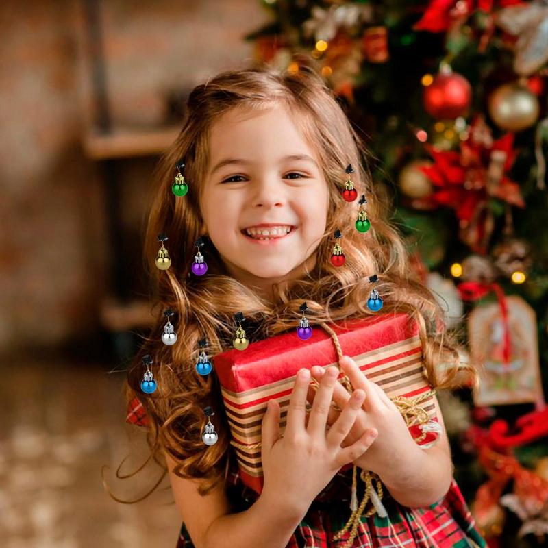 12 Colors/set Christmas Beard Baubles Ornaments Colorful Xmas Facial Decoration For Men New Year Holiday Party Supplies