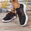 Plus Size Shoes for Men 36-44 Autumn Fashion Lace Up Platform Wedges Mesh Breathable Comfortable Non-slip Casual Sneakers