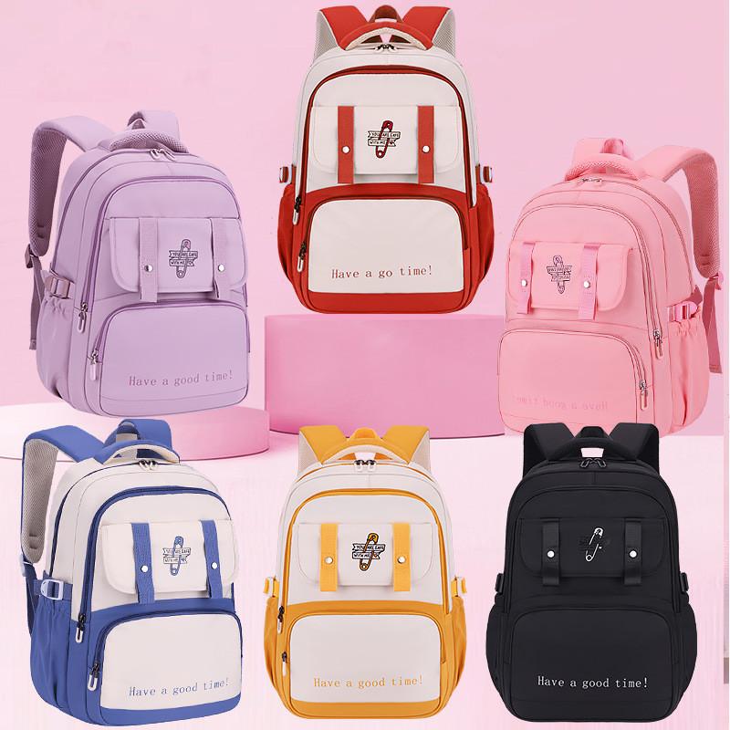 Backpack Letter Fashion With Waterproof Material For Middle School Campus And