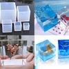 DIY Crafts Candle Decor Mold Square Silicone Mould Jewelry Casting UV Epoxy Mold