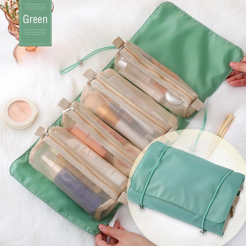 4-In-1 Storage Bag Outdoor Travel Makeup Collect Bags Women Fashion Cosmetic Bags Washing Storage Pouch Bags Toiletry Organizer