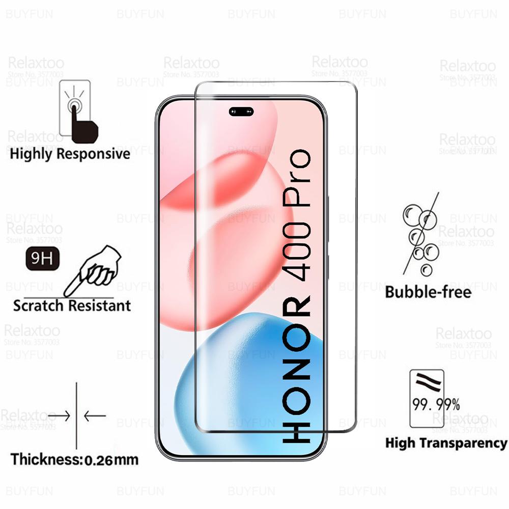 Honor400Pro Curved Glas 6To1 Camera Tempered Glass For Honor 400 Pro Honor400 Pro 400Pro 5G Global Screen Protector HD Lens Film