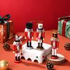 12cm 4pcs Nutcracker Soldier Pendants Handmade Creative Christmas Tree Decoration Pendant Pubs/Cafes/Shops Xmas New Year Gifts