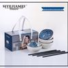 Korean Style Blue & White Enamel Dinnerware Set