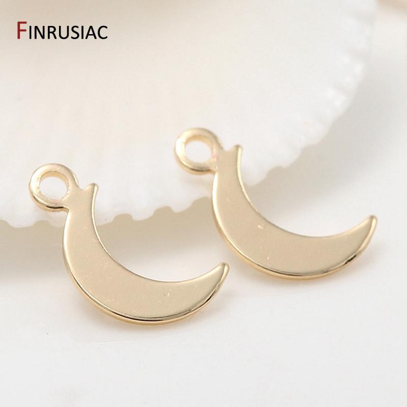 Gold Plated Small Mini Hollow Star/ Heart / Moon Charms For Jewelry Making DIY Bracelets Necklace Earrings