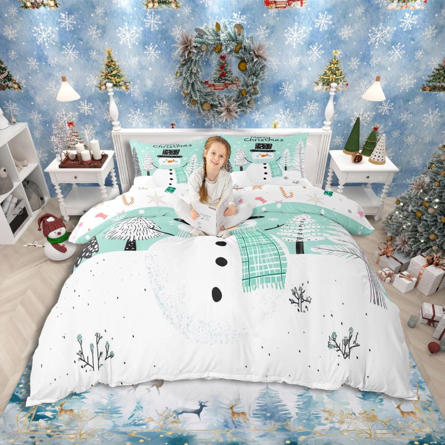 

Comforter Homewish Chic Christmas Tree Xmas Nutcraker Soldier Bedding Setsweet Candy Cane Bed Set For Girls Comforter (quilt)-EU Single(135*200cm)3pcs