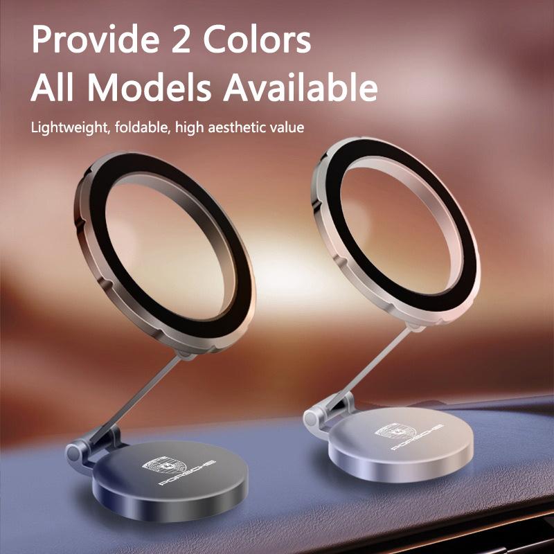AIHQR1 Magnetic Car Mobile Phone Holder Car Out of Trend Hook Navigation Bracket For Porsche Cayenne GTS Panamera Carrera GT3 Stickers