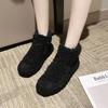 Snow Boots Women's 2025 New Lamb Wool Short Thermal Cotton Shoes Winter Wear Non-slip Flat-bottomed Velvet Short Boots