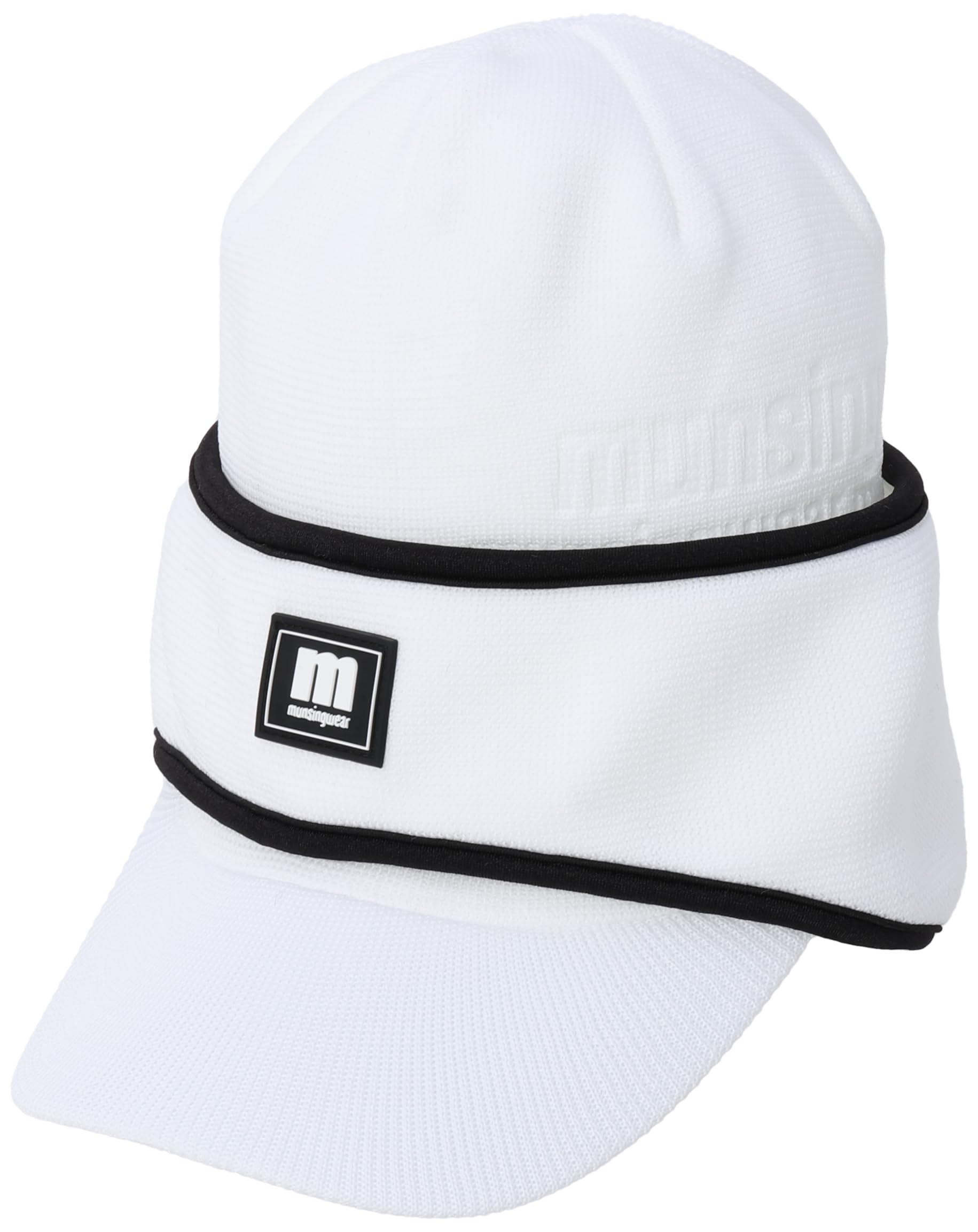 

Knit Cap 3WAY Ear Muffler Hat Cold Protection Golf MEBWJC06W WH00 [Munsingwear] [ENVOY] Men s (White)