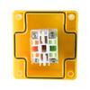 1 Set Waterproof Safety Stop Push Button With Rain Cover 10A Emergency Stop Button Switch Box For Industrial Machine