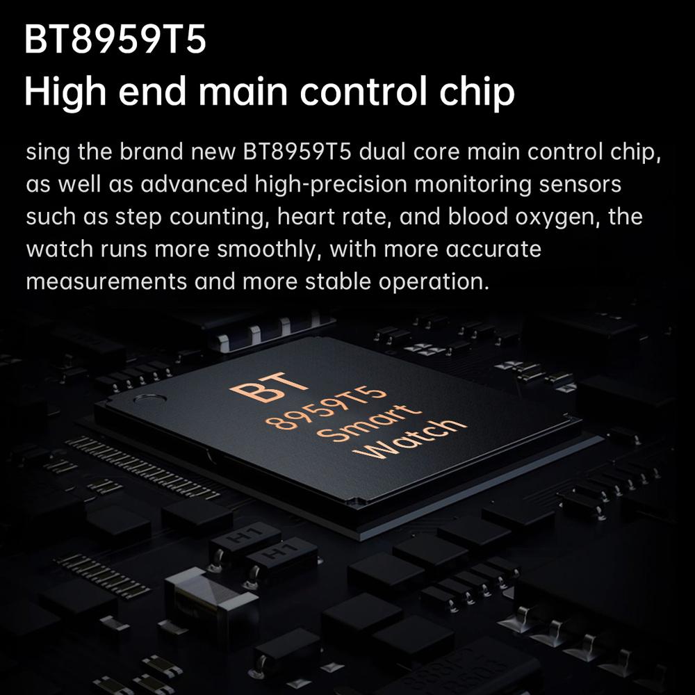 NY39 1,83-Zoll Smartwatch Bluetooth-kompatibles Anrufen Schlaf Herzfrequenz Gesundheitsüberwachung Wasserdicht Sportuhr