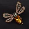 Rhinestone Vintage Bee Brooch Large Insect Pin Brooch For Women Fall/Winter Gifts