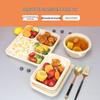 SaiKeYou 1100ML Four-Compartment Disposable Food Containers with Lids