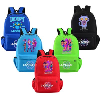Cartoon K-Pop Demon Hunters Printed Backpack for Teenager Student Girl Boy Bookbag Schoolbag Women Large Capacity Waterproof Travel Bag Kid Gift