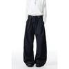 Retro Straight Design Suit Pants Boys Autumn New Design Simple Loose Wide-leg Pants
