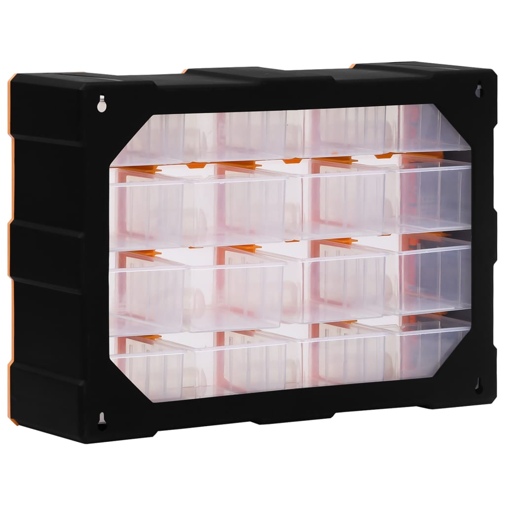 Multi Drawer Organizer 16 Drawers 52 x 16 x 37 cm