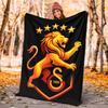 Galatasaray Flannel Blanket Soft All-Season Throw, Design for Camping, Car Travel, Hiking Sofa, Bed, Office Perfect Gift for Parties