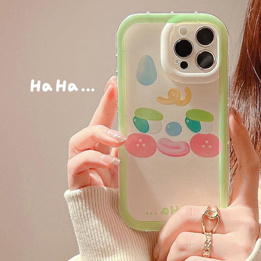 Cartoon Smiley Shockproof Lovely Cute Phone Case For Iphone 14promax Plus 13 Promax 11 12 Pro Max Ins Silicone Soft Back Cover