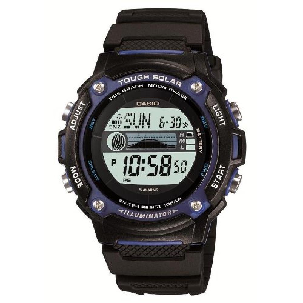

[casio] Sport Gear Tide Graph Solar наручные часы W S210h 1ajf черные