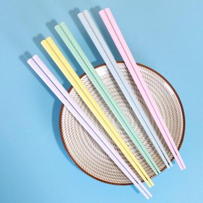 Dairuien Macaron Alloy Chopsticks - 10 Pairs Set