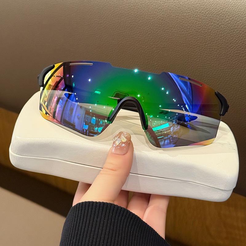 Cycling Glasses Men's and Women's Large Frame UV Protection Sunglasses Outdoor Moving Marathon Running Goggles