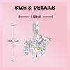 Copper Charm Tree Of Life Family Pendant Zircon Inlay Fits Genuine Bracelets Necklaces DoItYourself Jewellery For Women