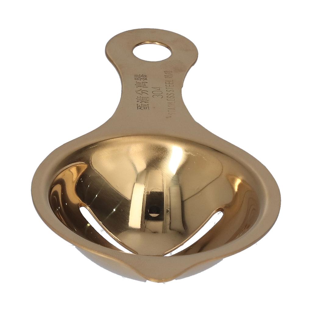 Stainless Steel Egg Separator Divider Egg White Yolk Filter Baking Tools for Kitchen UseGold
