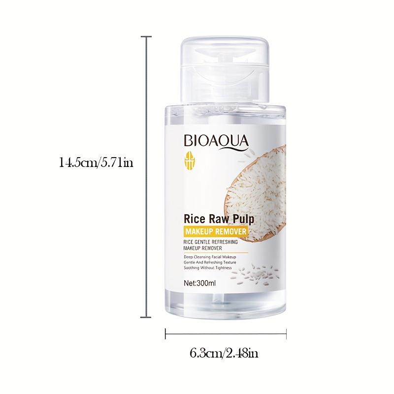 300ml Rice Original Pulp Gentle Refreshing Makeup Remover Cleansing Water for Thorough Makeup Removal and Skin Care