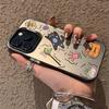 Plating Matte Case For Samsung Galaxy S21 FE S22 S23 Plus S24 Ultra A55 A35 A15 A14 A32 A52S A54 Cute Cat Supplies Phone Cover