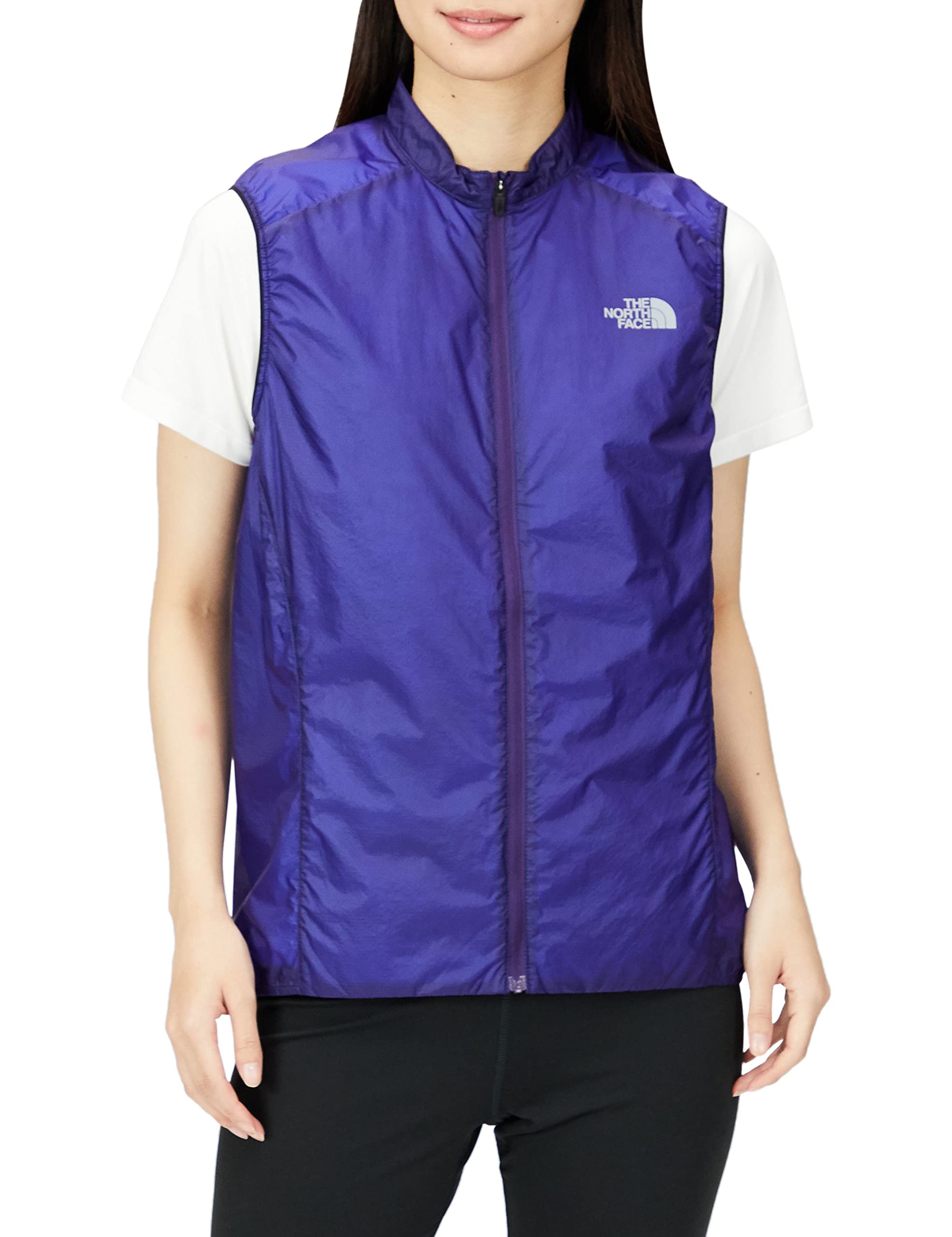 

The North Face Impulse Racing Insulated Vest and Lapis Lazuli Size S Women s (NYW82172), Lightweight, Warm, Windproof, Water-Repellent, Blue,