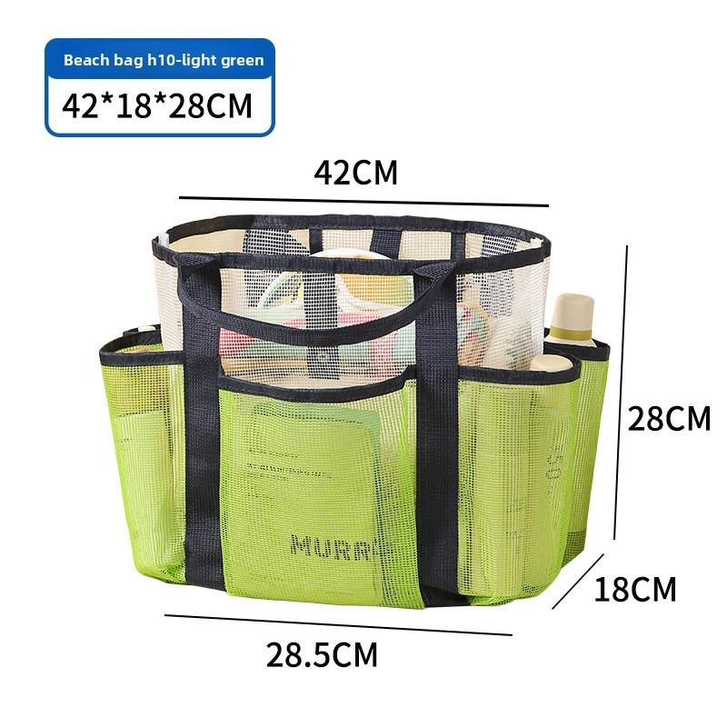 Travel Mesh Beach Bag With Large Capacity For Laundry And Toiletries